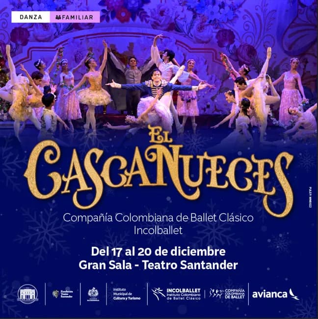 El Cascanueces en Bucaramanga: 17 de diciembre y boletas 2026