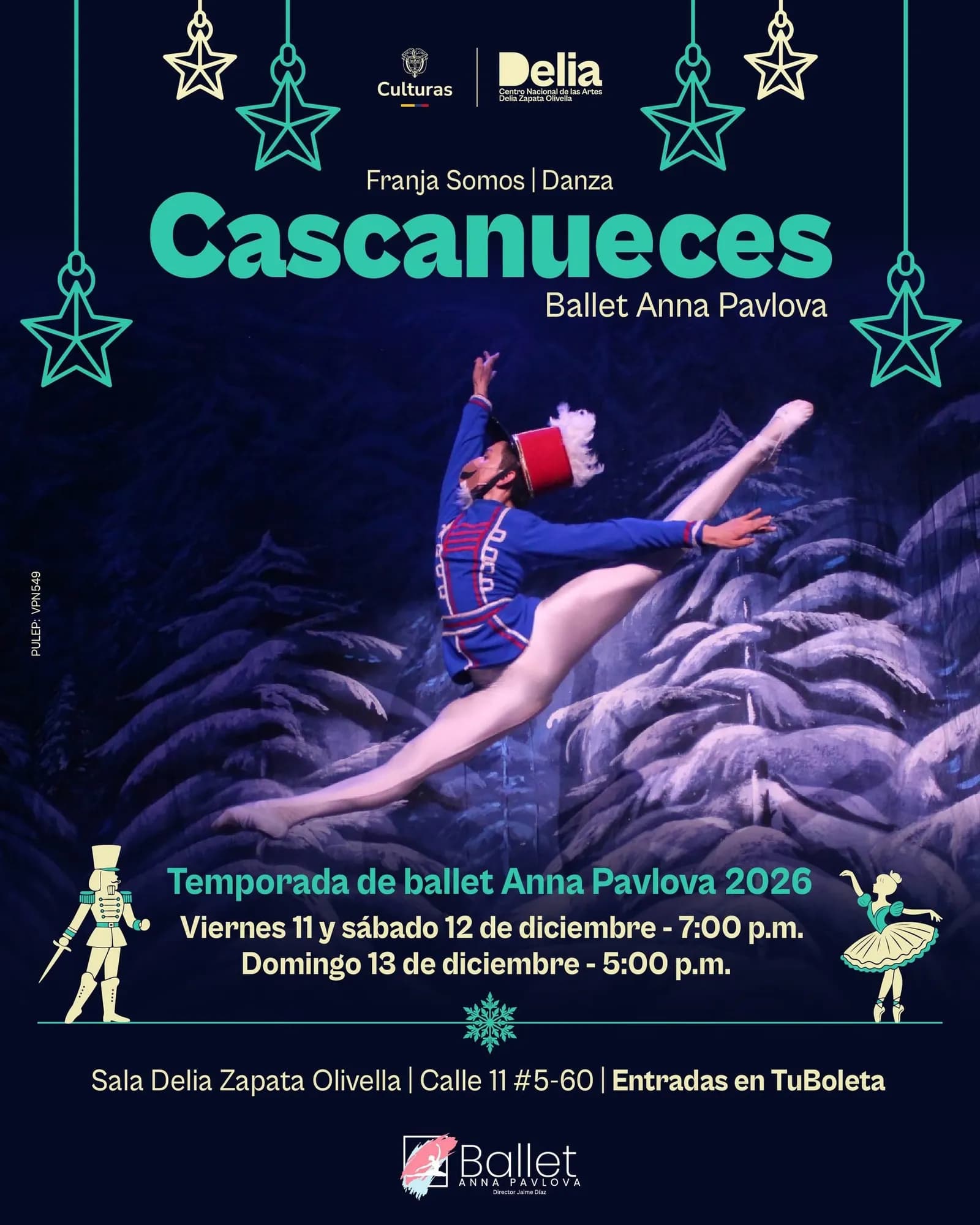 Cascanueces – 2026 en Bogotá: 11 de diciembre y boletas 2026