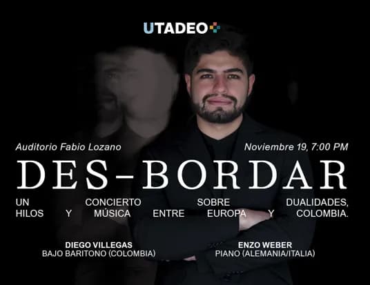 Concierto Diego Villegas: Des-bordar en Bogotá: boletas 2026