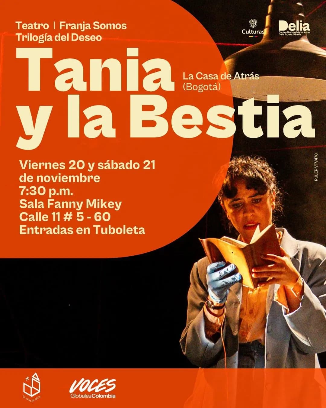 Tania y la Bestia en Medellín: 20 de noviembre y boletas 2026
