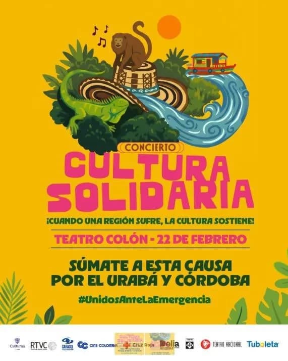 Concierto Cultura Solidaria en Medellín: boletas 2027