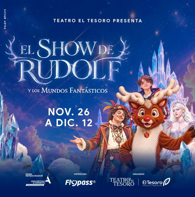 El Show de Rudolf en Colombia: 26 de noviembre y boletas 2026