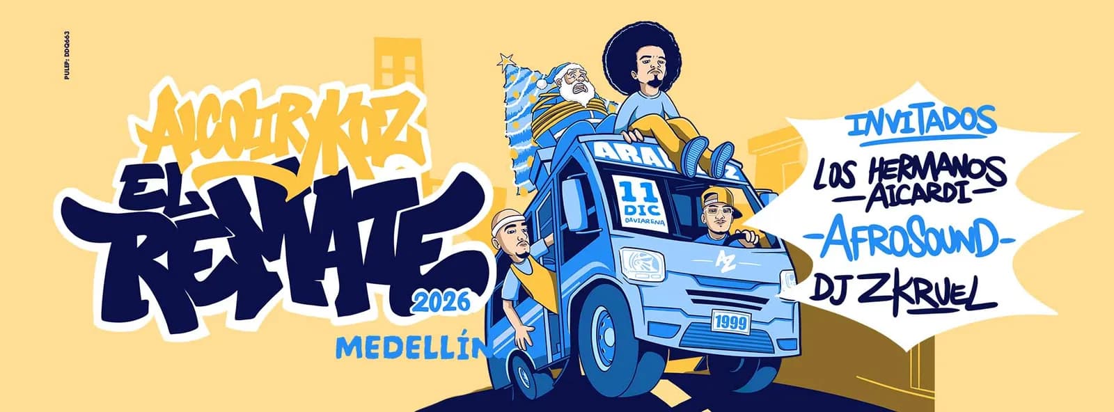 Alcolirykoz · El Remate 2026 en Sabaneta: boletas 2026