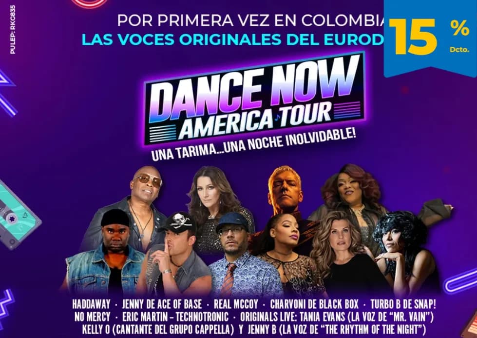 Dance Now America Tour 2026 en Medellín: boletas 2026