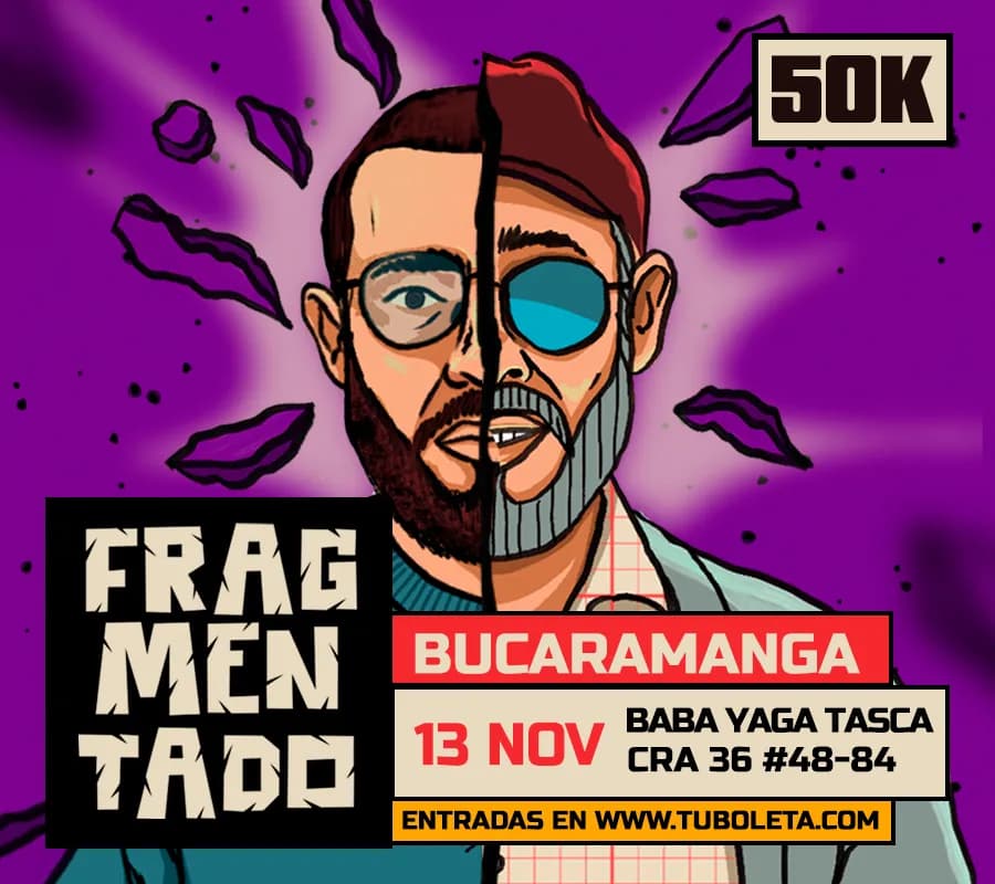 Fragmentado - Bucaramanga en Bucaramanga: boletas 2026