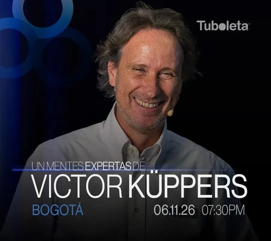 Un mentes expertas de Victor Kuppers en Bogotá: boletas 2026