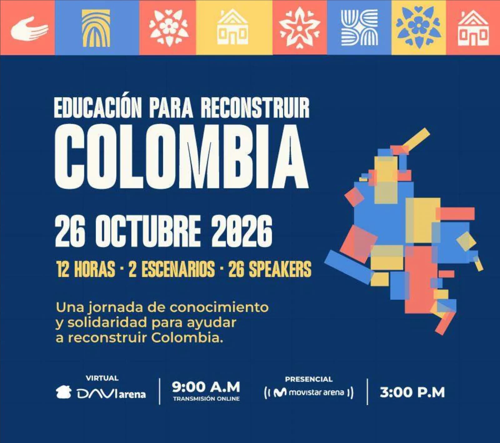 Educación para Reconstruir Colombia en Bogotá: boletas 2026