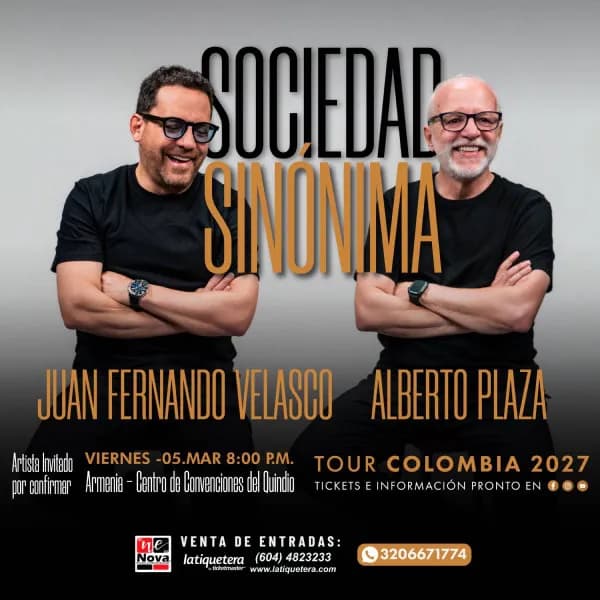 Sociedad Sinónima en Armenia en Armenia: boletas 2027