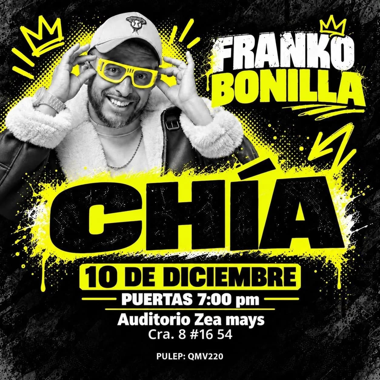 Contacto Zero - Chia en Chía: 10 de diciembre y boletas 2026