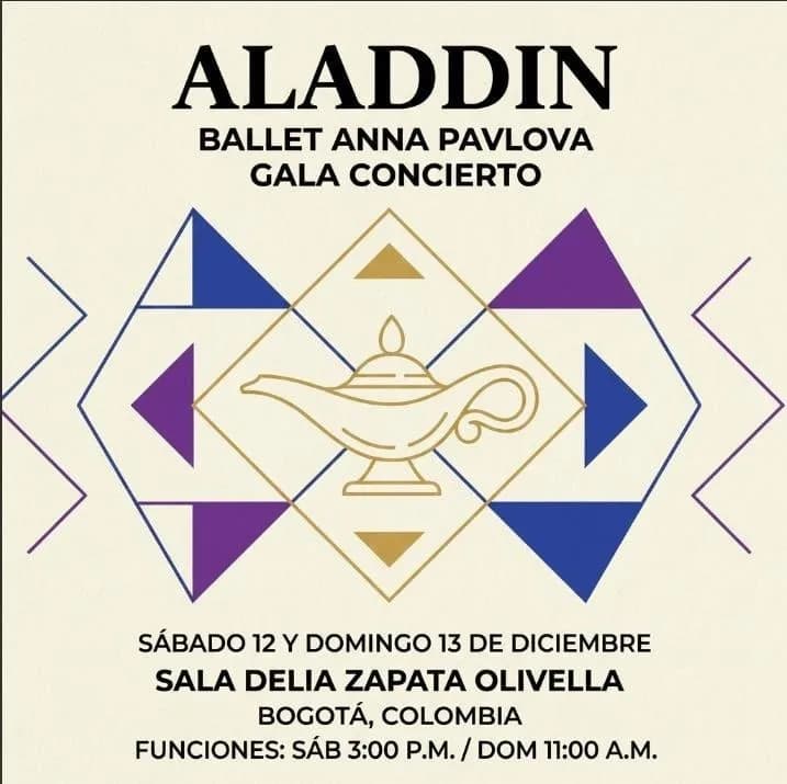 Aladdin en Colombia: 12 de diciembre y boletas 2026