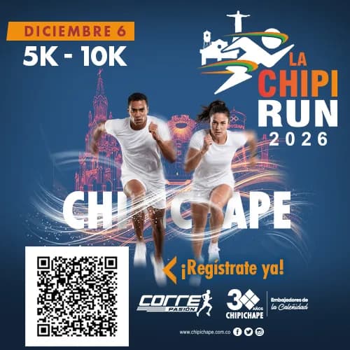 La Chipirun 10k/5k 2026 en Sopó: 6 de diciembre y boletas 2026