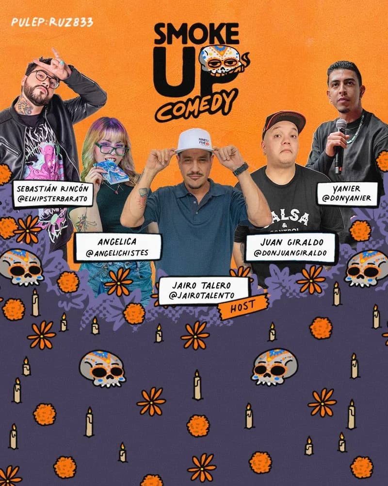 Smoke Up Comedy Sessions IX en Medellín: boletas 2026