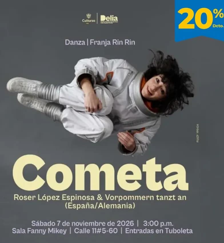 Cometa en Cali: 7 de noviembre y boletas 2026
