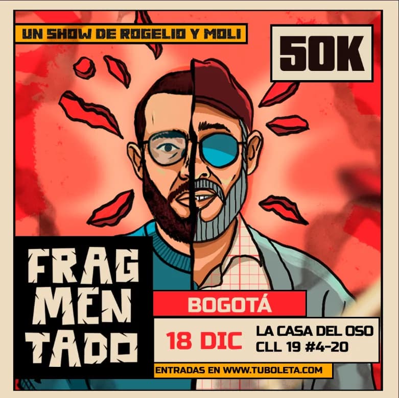Fragmentado (Bogotá) en Bogotá: 18 de diciembre y boletas 2026