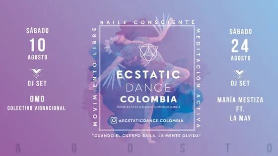 Regístrate al evento 'Sesión Ecstatic Dance 24 de Agosto