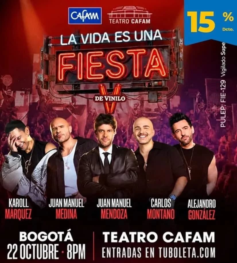 La Vida Es una Fiesta By Vdevinilo en Cali: boletas 2026