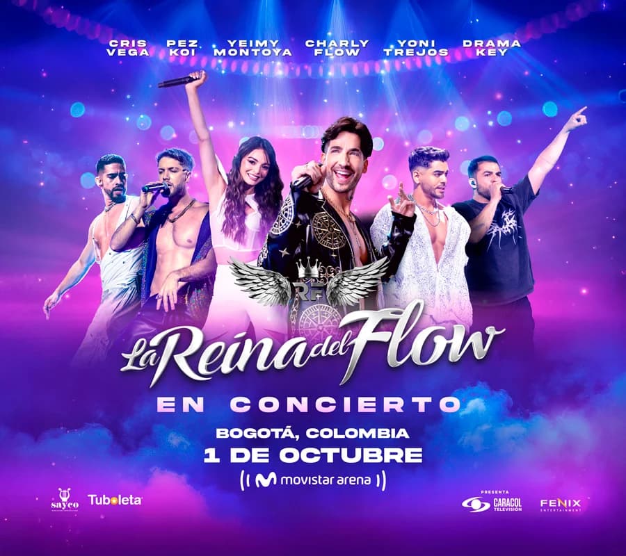 La Reina del Flow en concierto: 1 octubre 2026, Bogotá